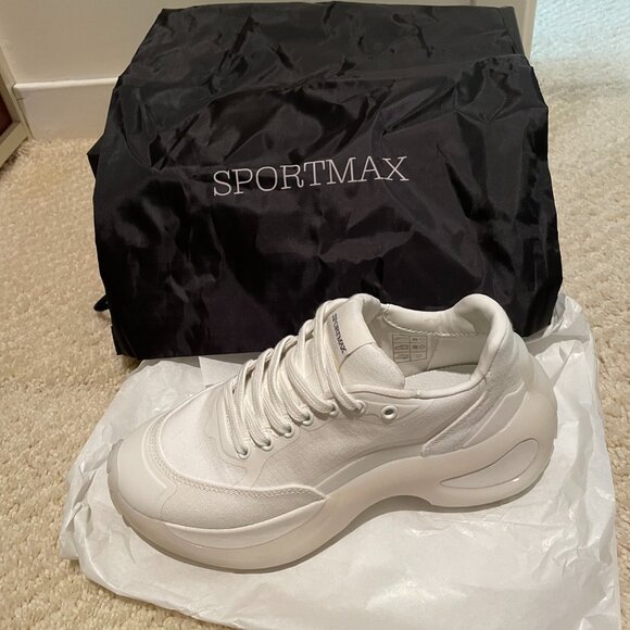 MaxMara Women's Sportmax Sneakers - Size 36/US6 - Like New, Only Worn Once! - Picture 2 of 13